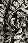 SWAYING/KNIT Embroidered Crochet Vest with Bandeau White/Black SW22SST57
